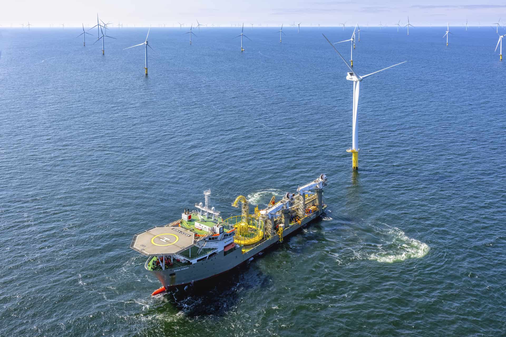 Boskalis to Install Inter-Array Cables at 1 GW Dutch Offshore Wind Farm