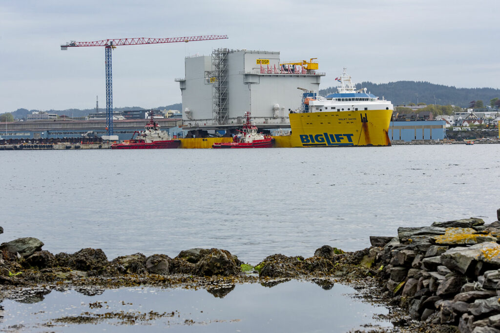 Dogger Bank B Offshore Substation Topside Arrives In Norway | Offshore Wind